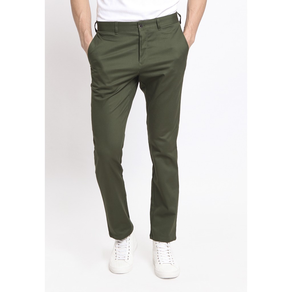  JACK  NICKLAUS  FENWICK CELANA  PANJANG  OLIVE Shopee 