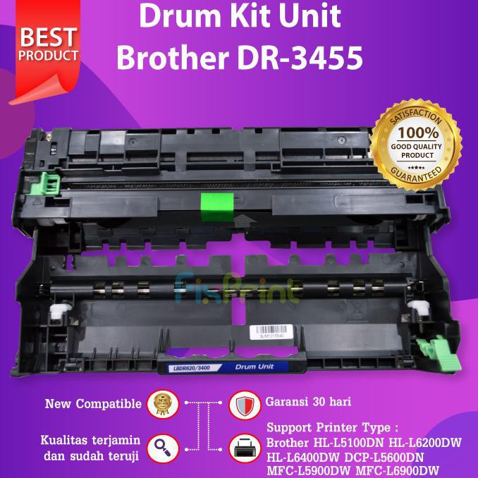 Imaging Drum Unit Toner Compatible DR3455 DR-3455 Brother MFC-L5900DW