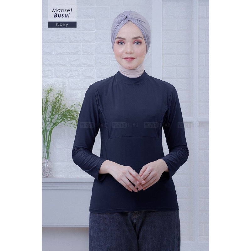 Manset Baju Kaos Busui / Manset Baju Ibu Menyusui Bahan Jersey