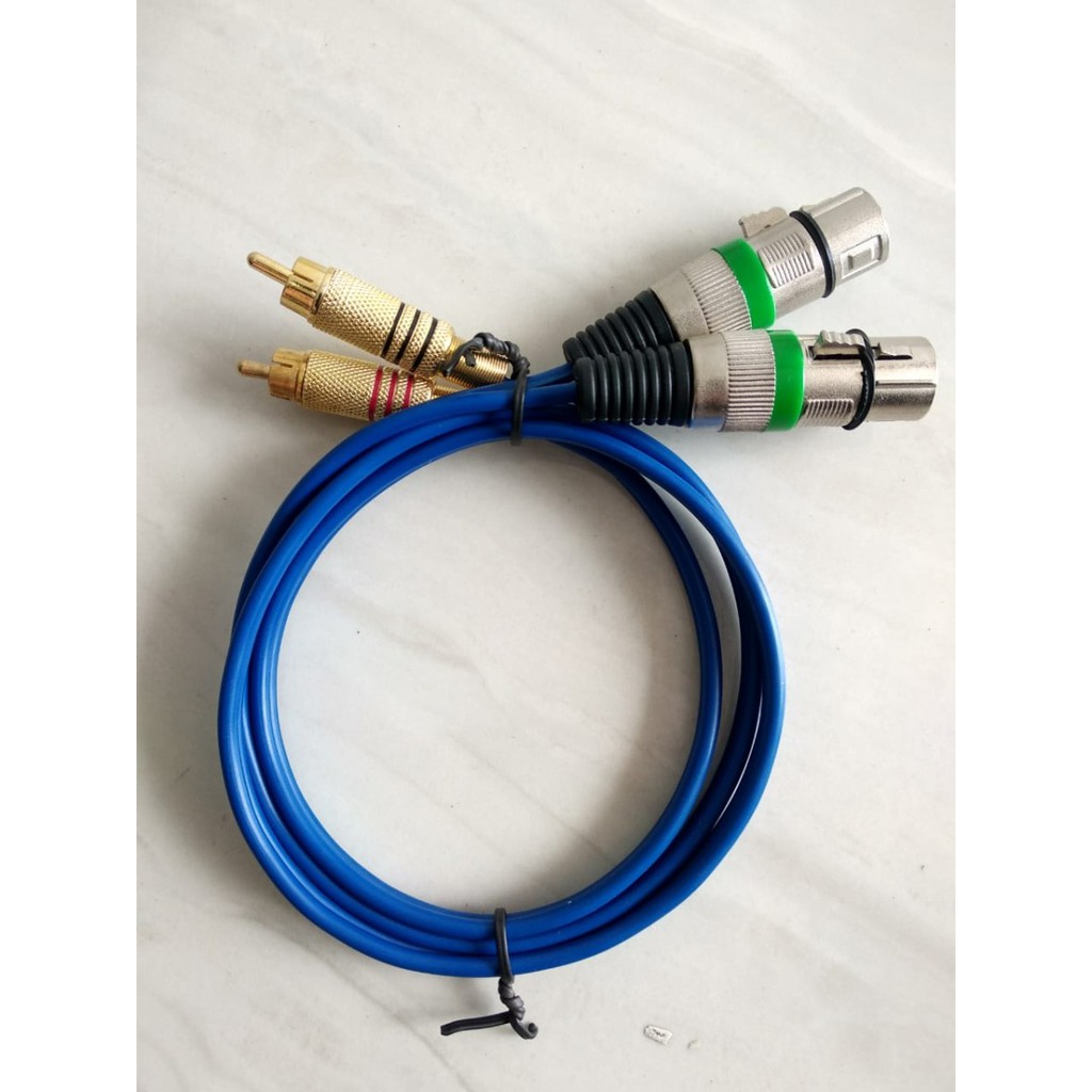 Kabel kitani 2 XLR Female Stereo to 2 RCA 5M