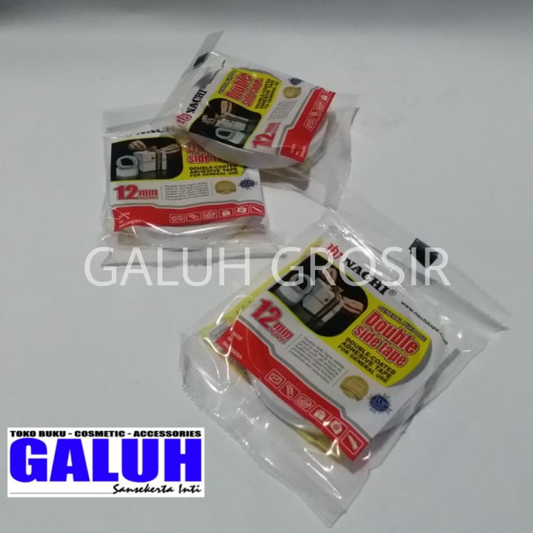 

Isolasi Double Tape 1/2Inch 12mmx10yard Nachi
