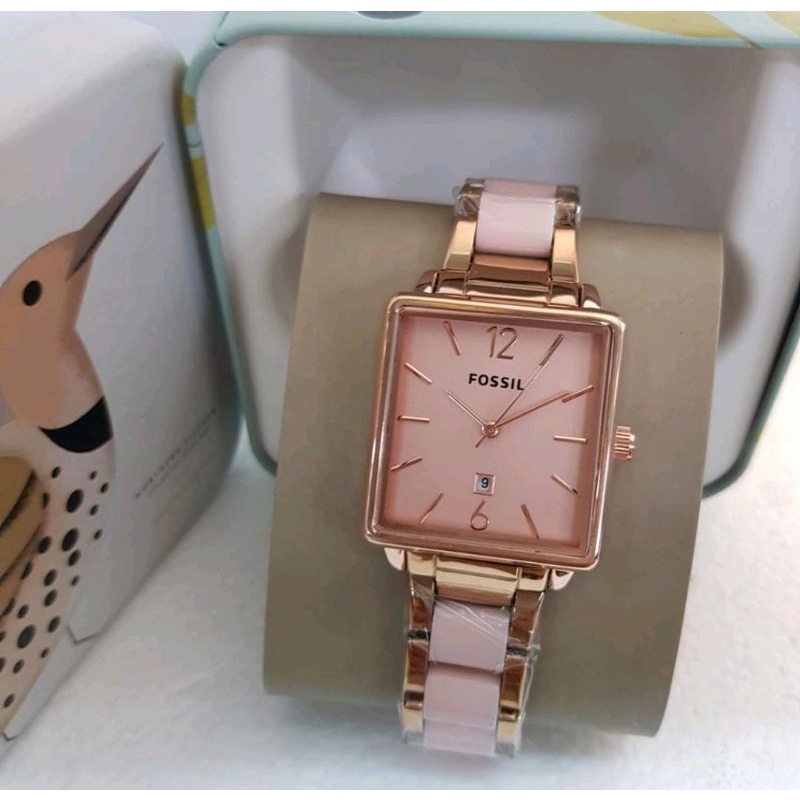 Jam Tangan Terlaris Wanita Jam Tangan Fashion Stainliss Steel Tanggal Aktif Rantai