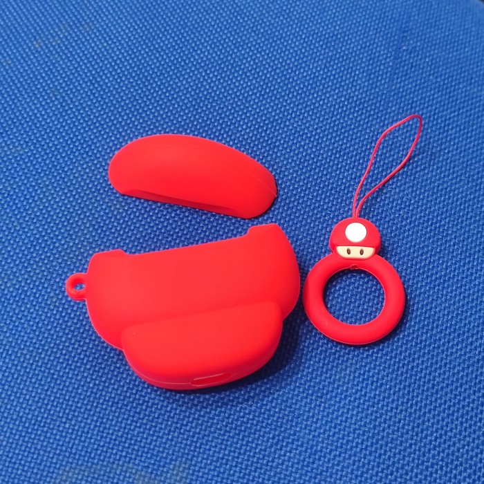 Case Silikon Rubber Cover Airpods 1 / Airpod 2 - Mushroom Jamur Lucu