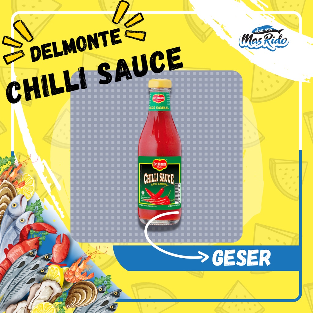 

Delmonte Chilli Sauce Del Monte Saus Sambal Botol 340 Ml Termurah