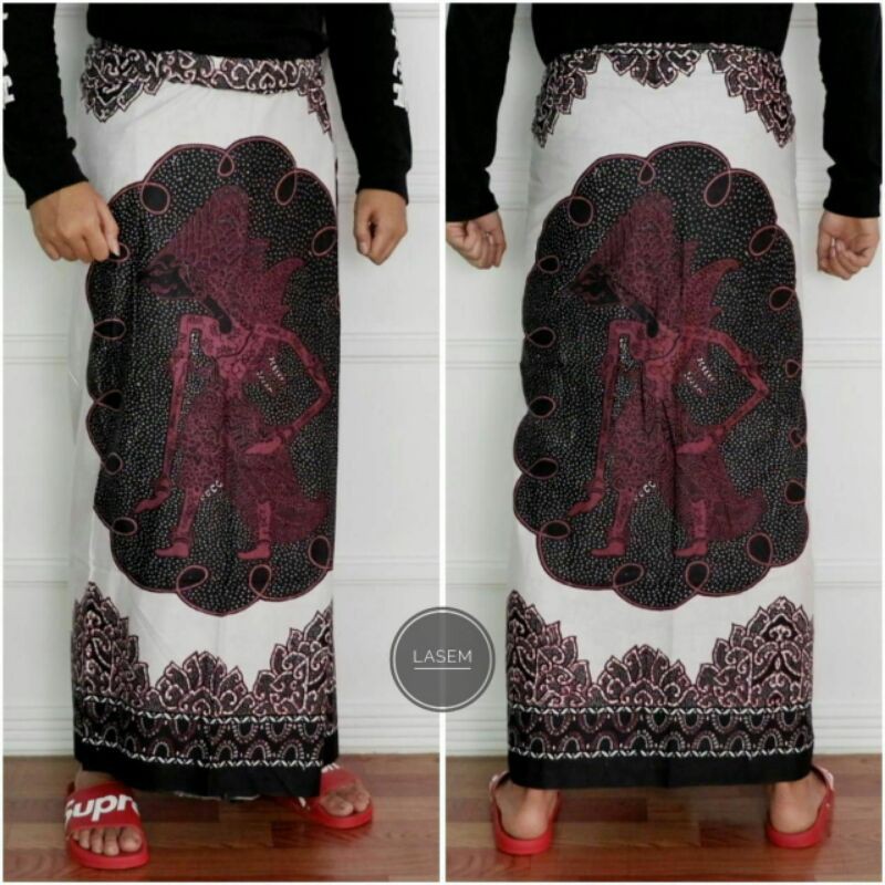 sarung print/sarung motif wayang