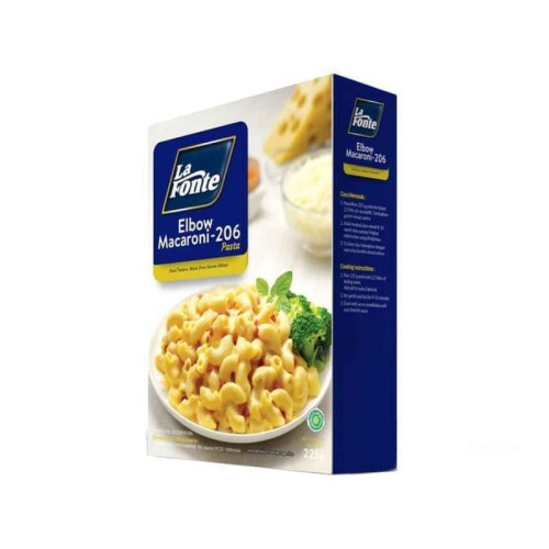 

LA FONTE ELBOW MACARONI PASTA 225 GRAM