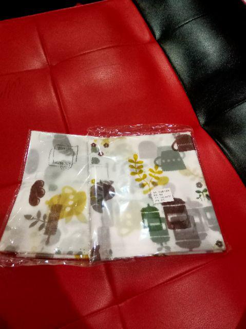 [1kg 6pcs] Taplak Meja Alas Meja Motif Anti Air Ukuran Besar