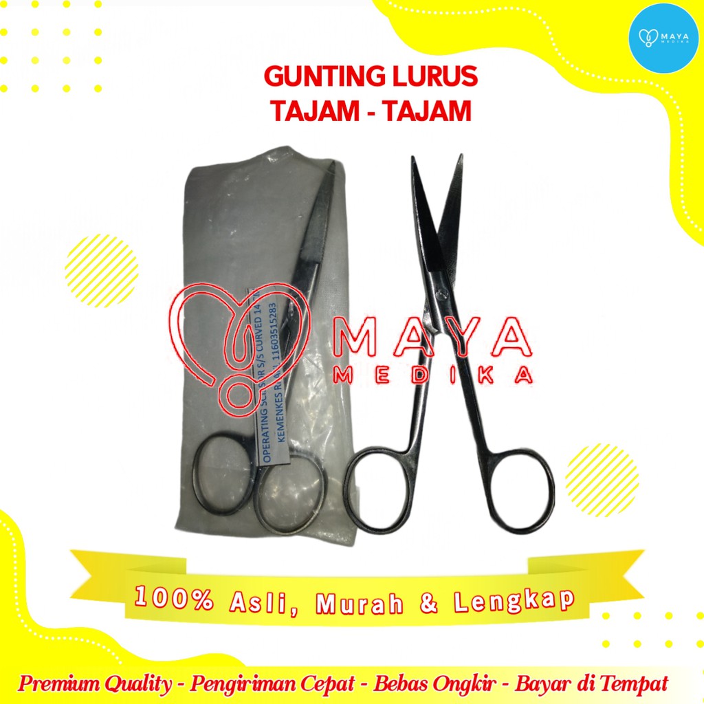 

Gunting Lurus 14 cm Tajam - Tajam