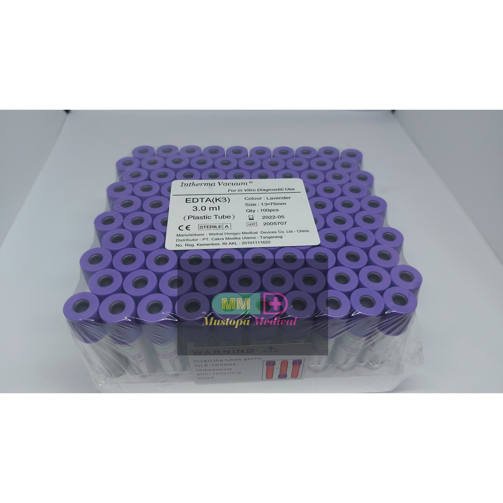 K3 EDTA 3ml