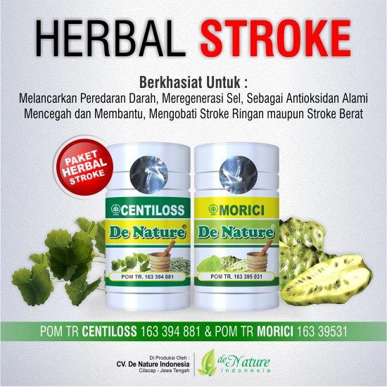 (De Nature) obat stroke lumpuh sebelah kaki tangan, Setruk Iskemik, Struk Menahun, Kaki Lumpuh