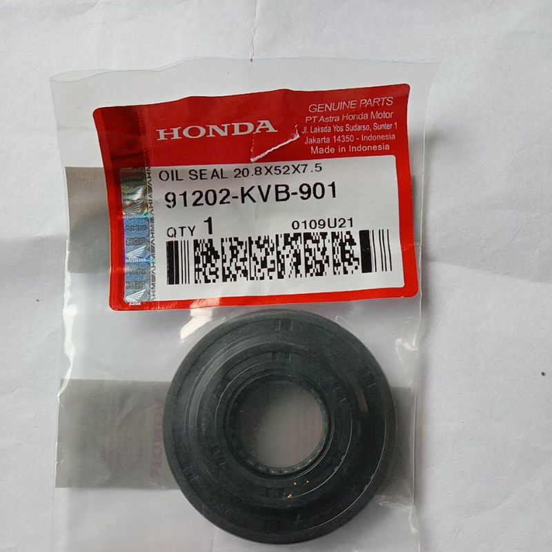 91202-KVB-901 SEAL KRUK AS VARIO 110 KARBU BEAT KARBU BEAT FI SCOPPY ORIGINAL AHM PART