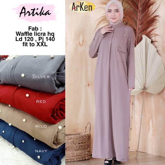 Dress Muslim Wanita/ Gamis Wanita/ Artika Dress by Arken