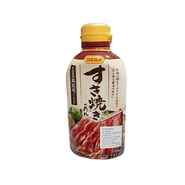 Saus / Bumbu Nihon Shokken Onikugaoishi Onikuga Oishi Sukiyaki No Tare 520 Gram