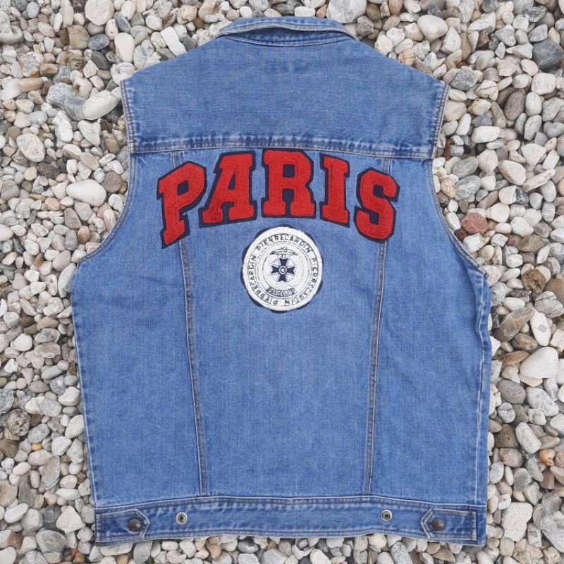 vest denim second murah