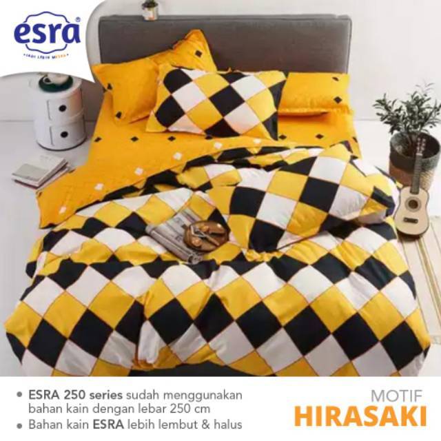 120x200x25, 1SB+1SG. Sprei Katun Lokal 120x200