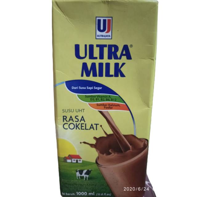 

Uht ultra milk 1 liter rasa coklat