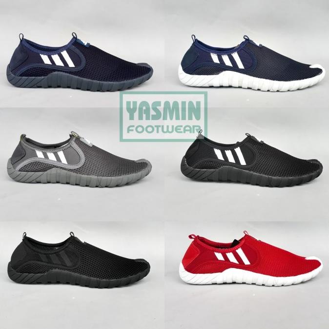 Sepatu Santai Adidas Jawpaw Slip on Pria HQ / Sepatu Sepeda Casual Lc