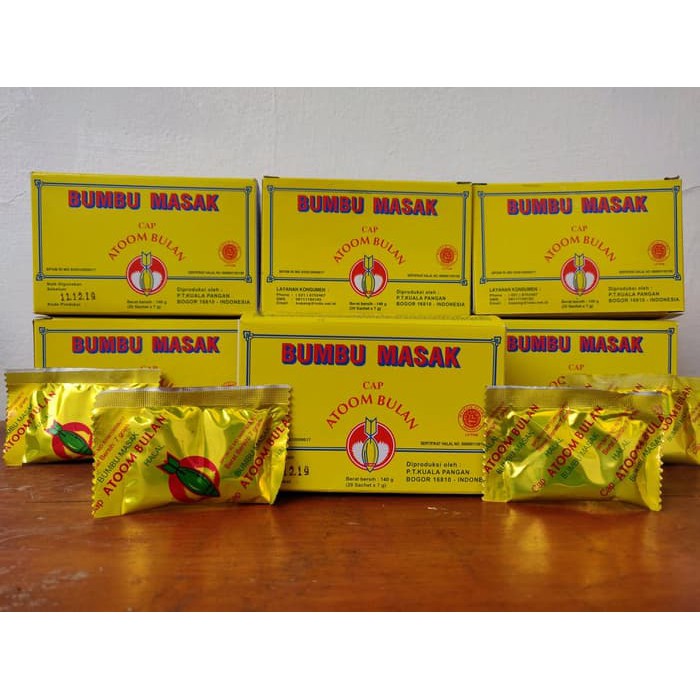 RAHASIA BUMBU MAKARONI BANTET - BUMBU ATOM CAP BULAN BISA COD