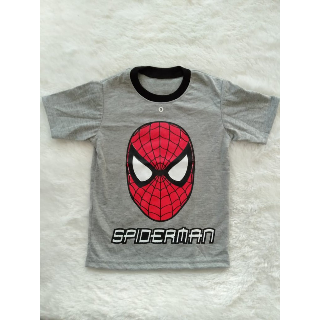 kaos anak motif karakter ukuran M usia 2-3 tahun-2