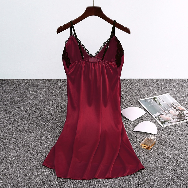 Daster Wanita Dewasa Lingerie Seksi Warna Polos