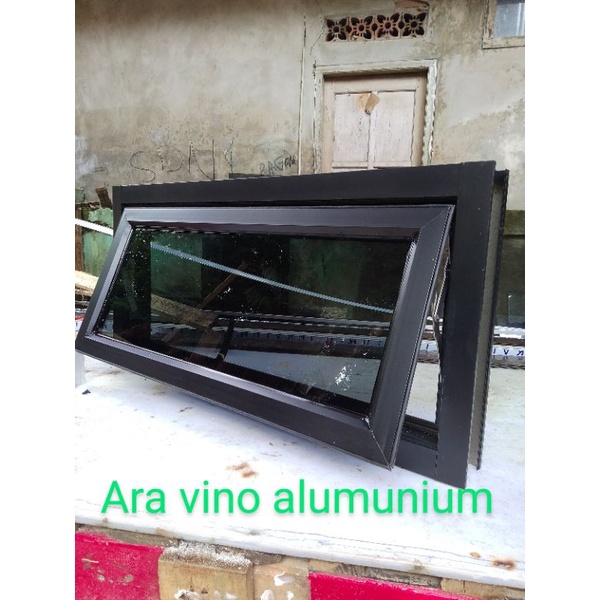 Jual Jendela Alumunium Ukuran 80x40 Boven,tebal Kaca 5 Mm SNI,free ...