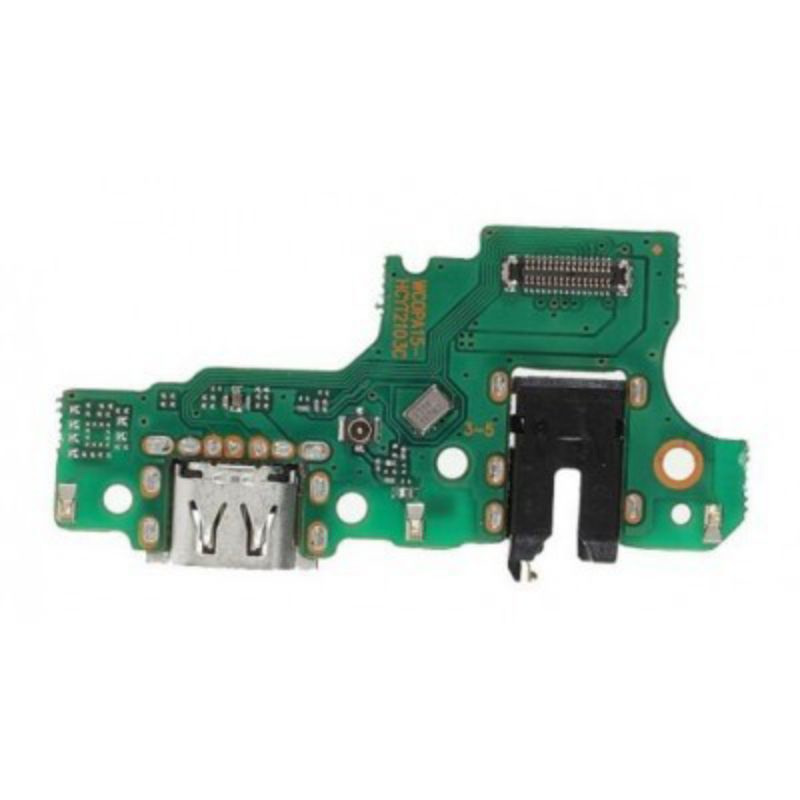 FLEXIBLE BOARD PAPAN KONEKTOR CONECTOR CAS CHARGER OPPO A15 2020 PLUG IN MIC ORIGINAL