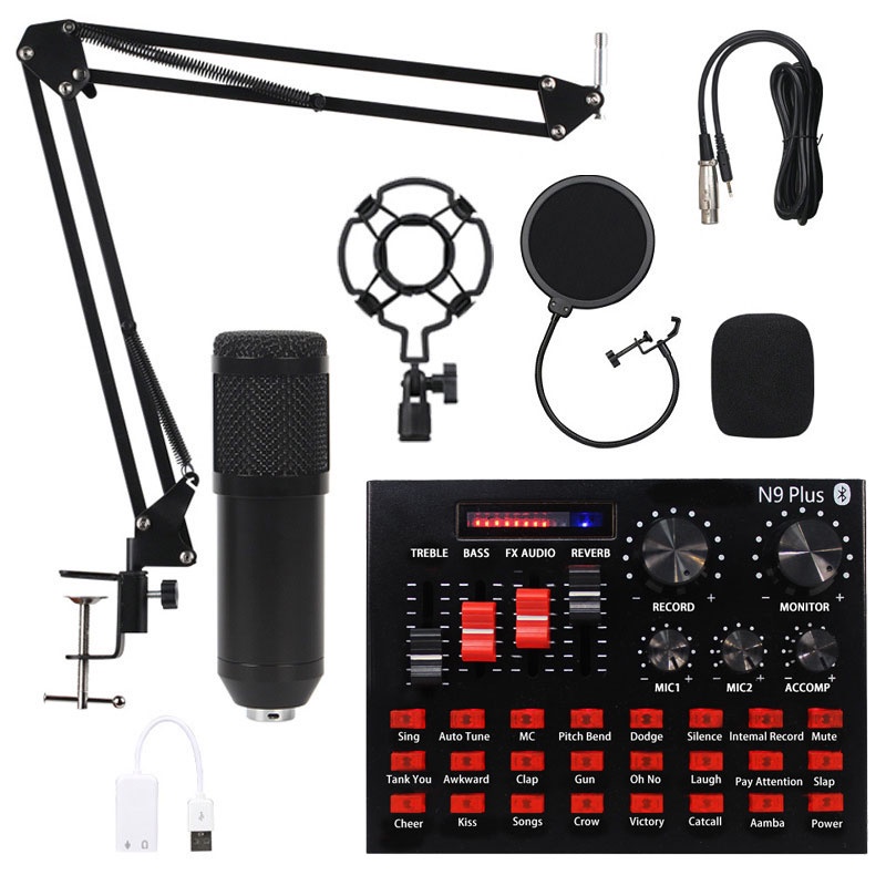 Soundcard N9 PLUS Live Broadcast Microphone Headset - ZLIVE