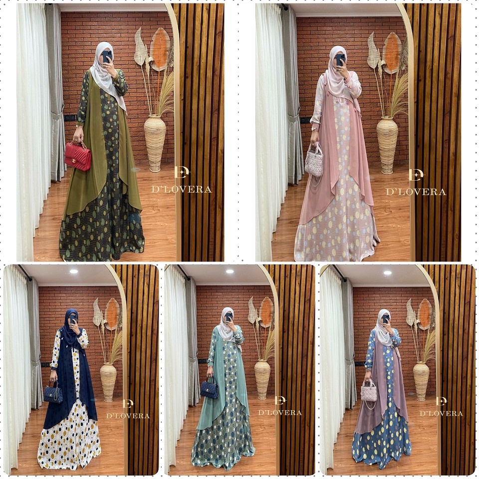 ANDARA DRESS ORIGINAL DLOVERA BY OLLA