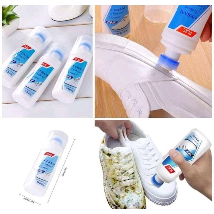 PLAC CREAM PEMBERSIH SEPATU / CAIRAN PEMBERSIH SEPATU / PEMUTIH SEPATU