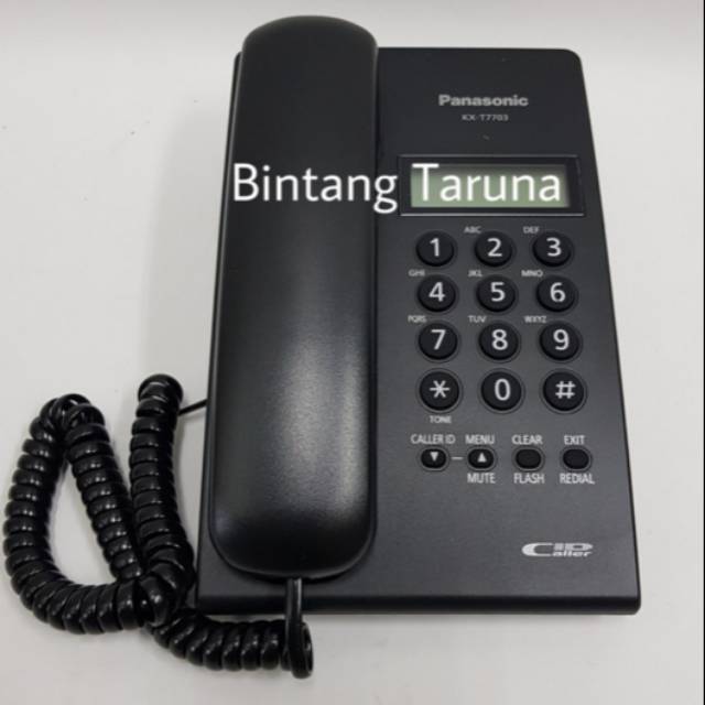 Telepon Panasonic KX-T7703 Pesawat Telepon Panasonic KX-T7703 (Hitam)