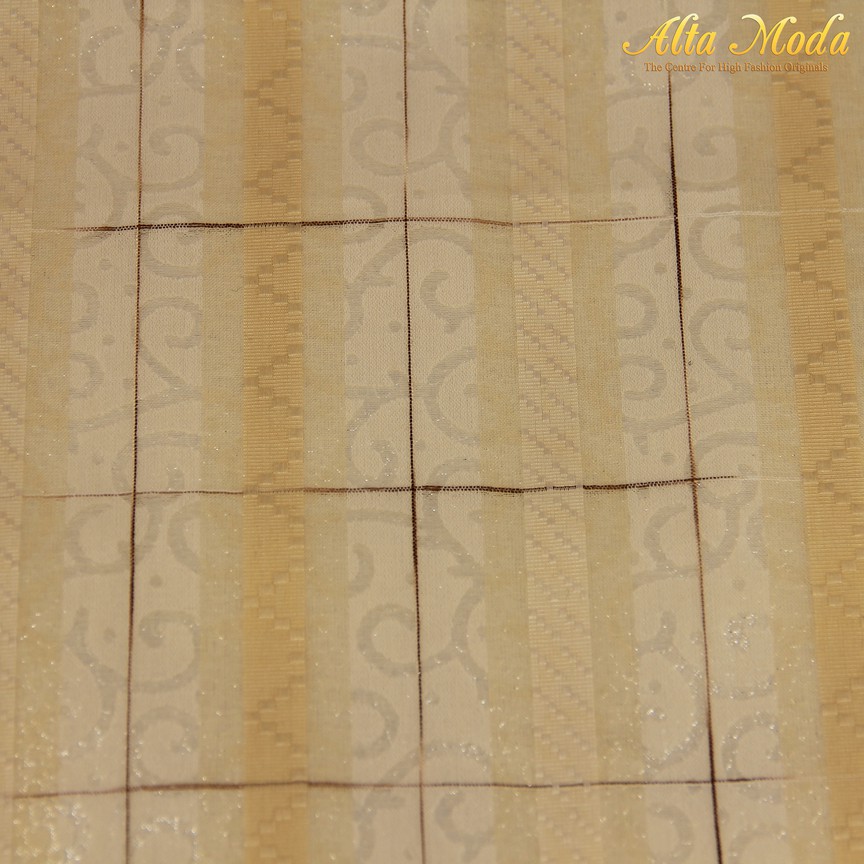 

Alta Moda Katun Dobby Stripe Pattern Pale Yellow Mix Yellow (1M)