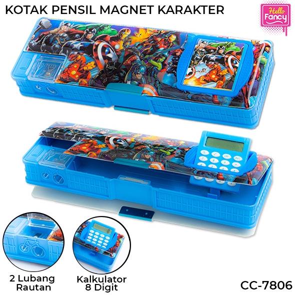 

[KODE PRODUK W7ZSW7095] Tempat Pensil Magnet Karakter + Kalkulator / Kotak Pensil CC-7806