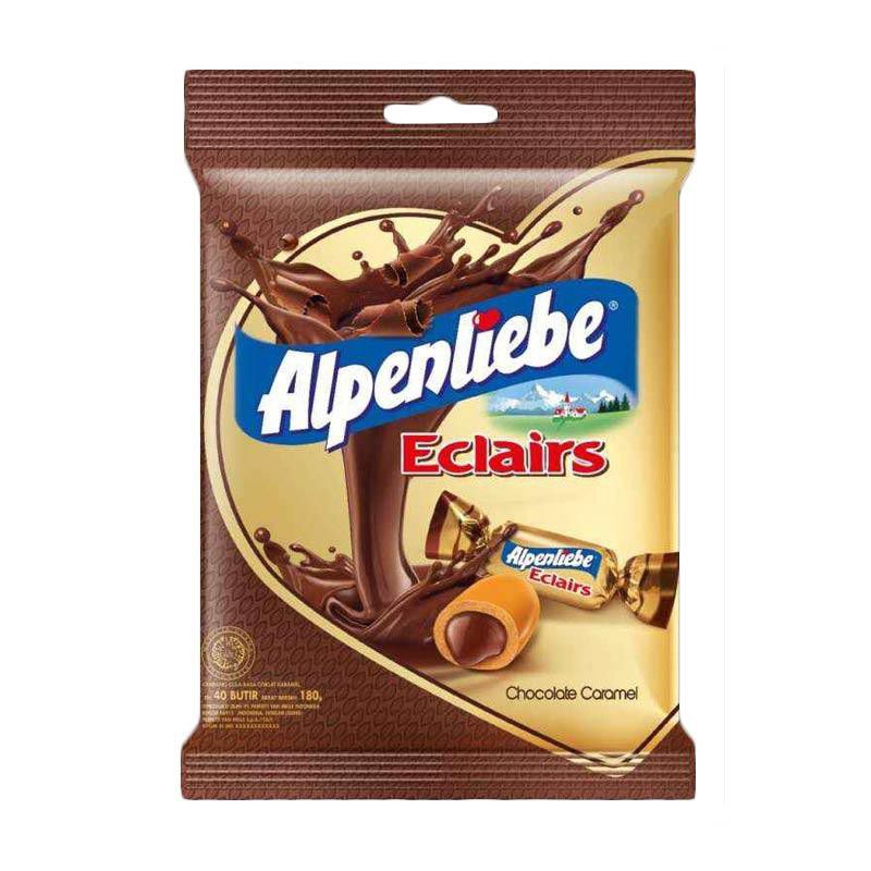 

permen ALPENLIEBE ECLAIRS coklat 1 bag alpenlibe eclair