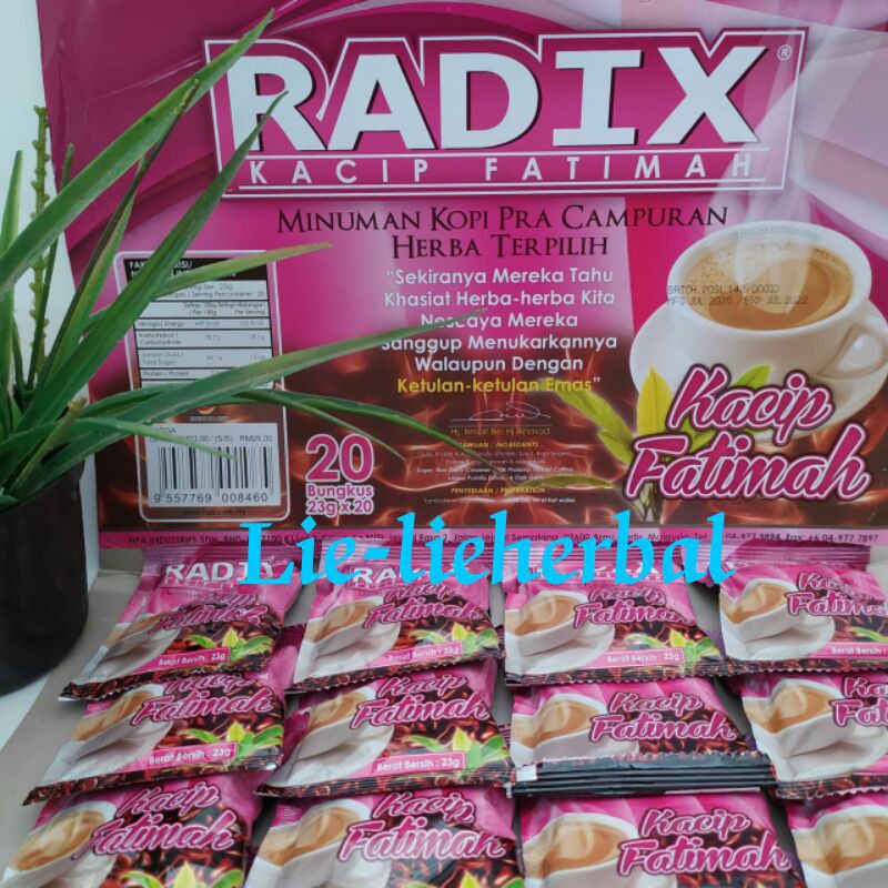 

Kopi Radix kacip Fatimah / kopi Radix Himalaya Pak haji HPA Malaysia Original isi 20 sachet