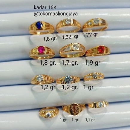 Cincin Anak Emas Kadar 700/ 16K