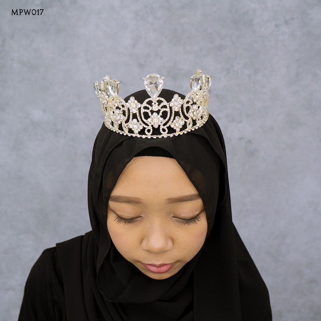 [STOK TERBATAS] CROWN HIJABERS WANITA ASESORIS PERNIKAHAN MODERN MPW017