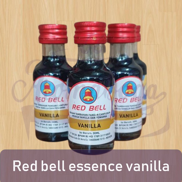 Red bell essence vanila| vanili | Redbell esens vanilie cair 30ml