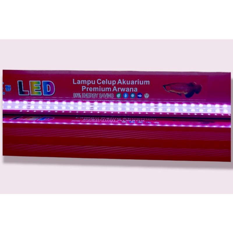 Lampu Aquarium Premium Arwana LED Tanning YAMANO T9-80, T9-100, T9-120