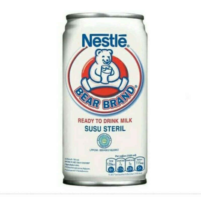 

Nestle Bear Brand susu sapi steril kaleng eceran