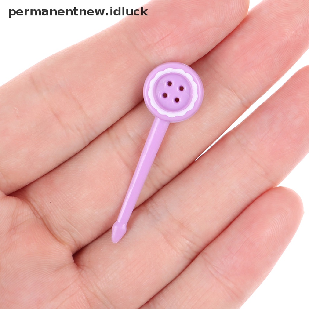 8 Pcs Garpu Tusuk Gigi Mini Untuk Makanan Ringan Anak
