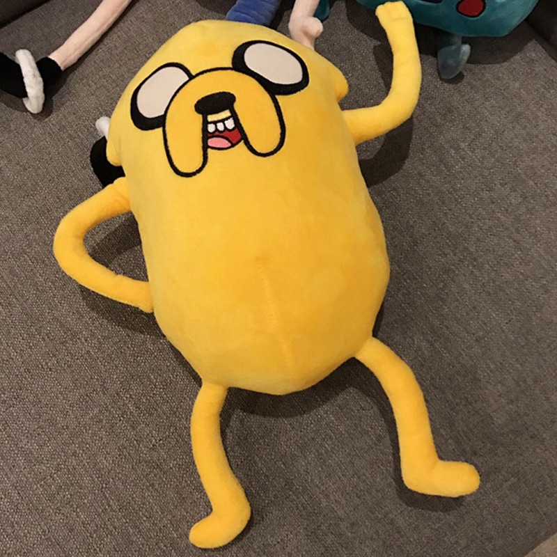 Boneka Finn Jake BMO Bahan Plush Ukuran 28-42cm Untuk Hadiah Anak
