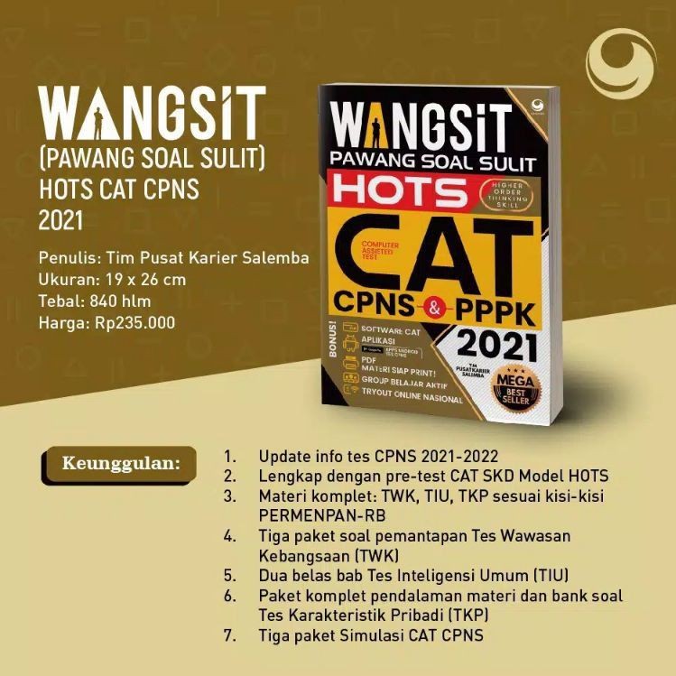 Buku Cpns 2021 Wangsit Hots Cat Cpns Pppk 2021 Penerbit Grasindo Shopee Indonesia