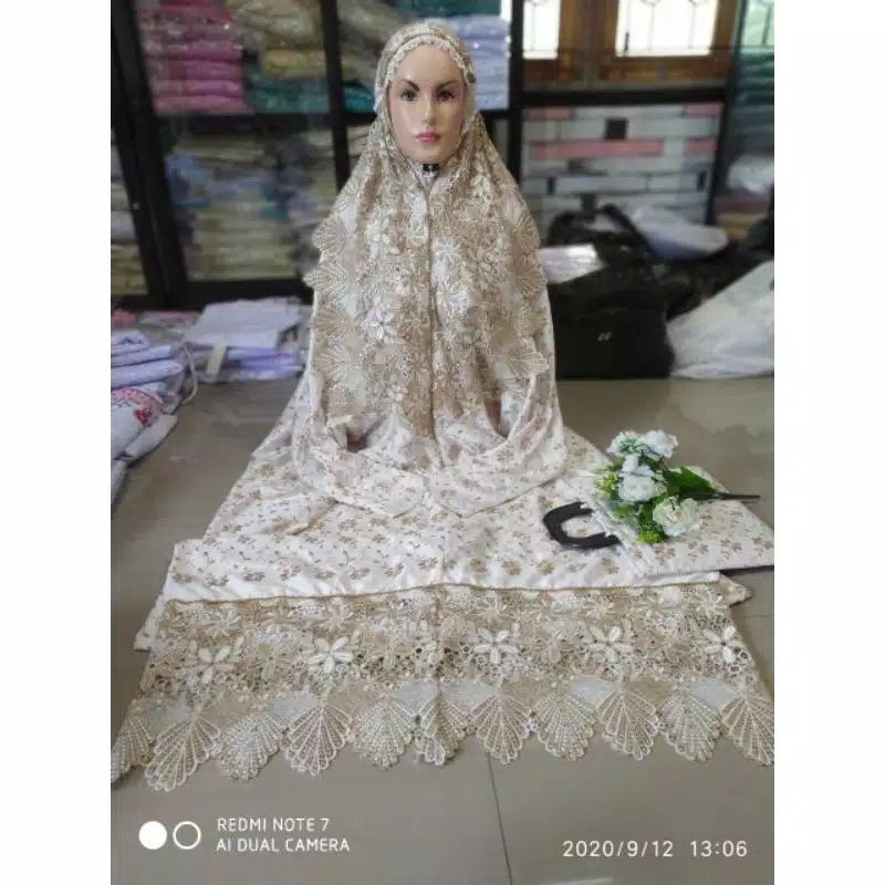 MUKENA SUTRA PARIS// MUKENA TERUSAN