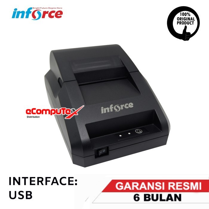 PRINTER KASIR STRUK THERMAL INFORCE USB + RJ11 58 - GARANSI RESMI