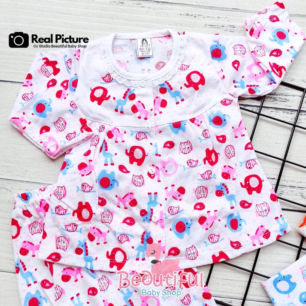 Setelan Piyama Baju Bayi Perempuan Usia 3-18 Bulan Motif Unicorn / Setelan Baju Tidur Bayi Perempuan / Baju Bayi Panjang Yeiko / Baby.ou