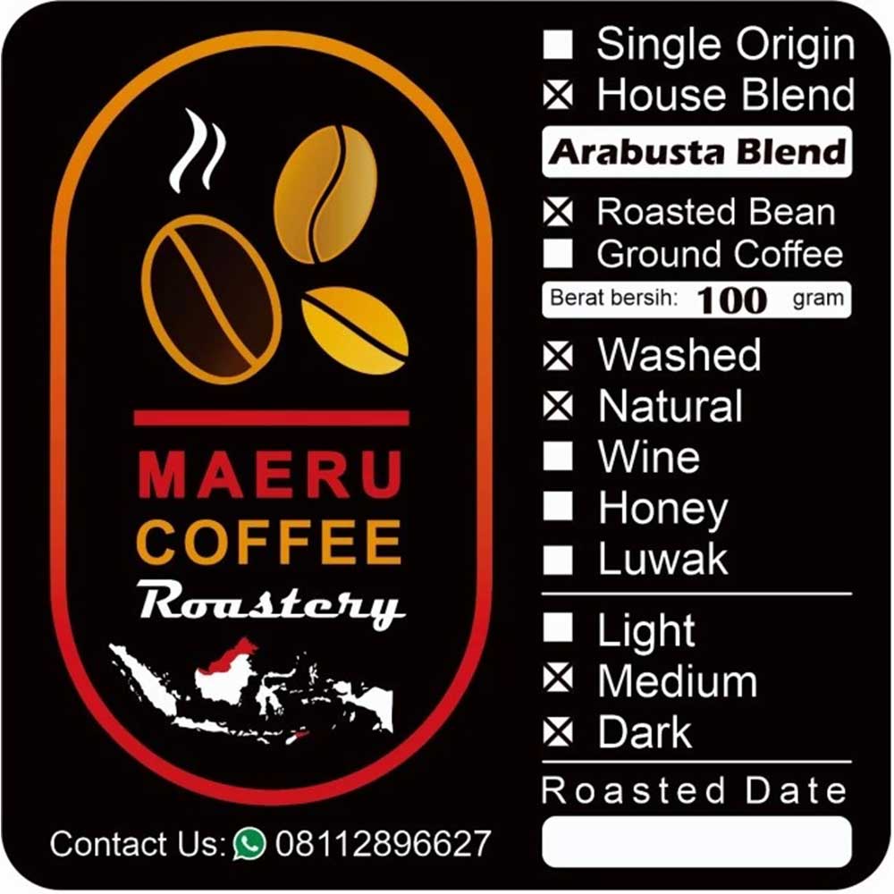 

House Blend Arabusta 100gr