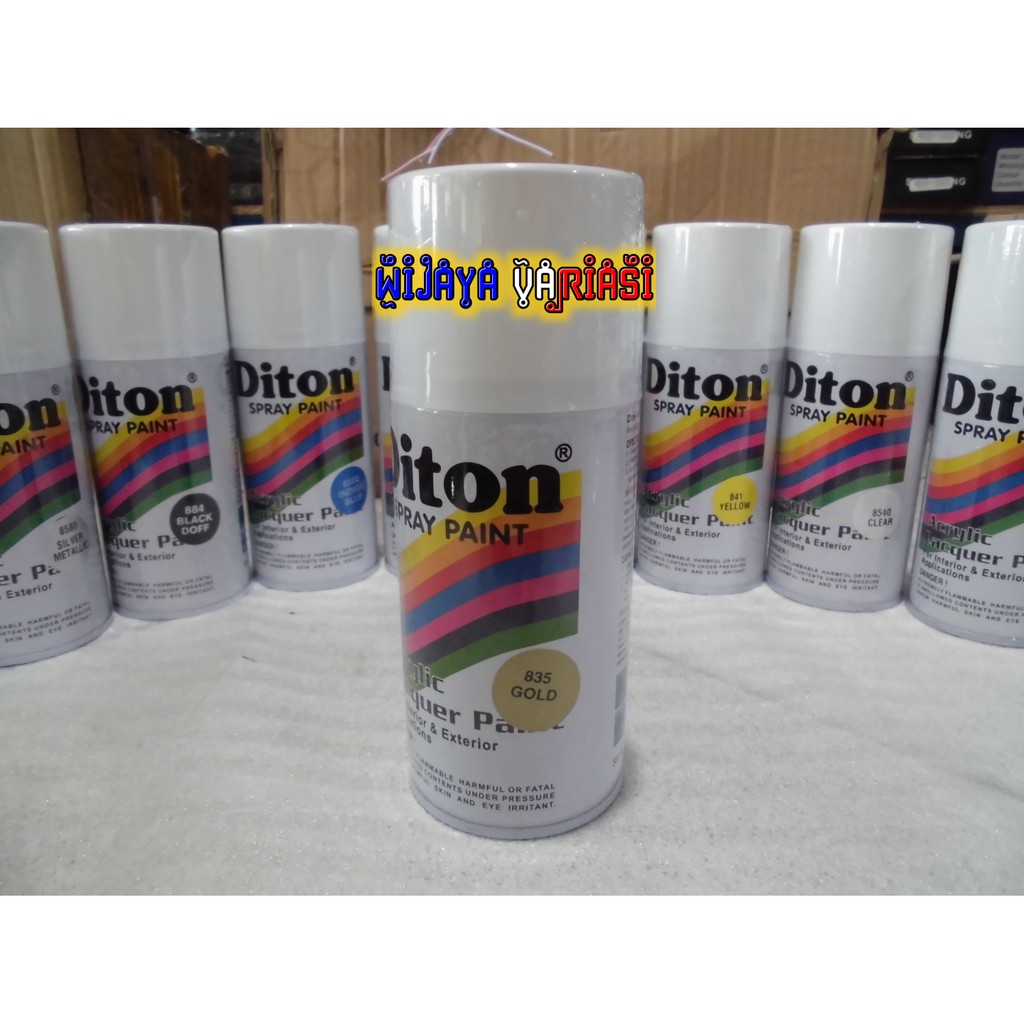 

DITON SPRAY PAINT PYLOX COLOUR 835 GOLD 300CC