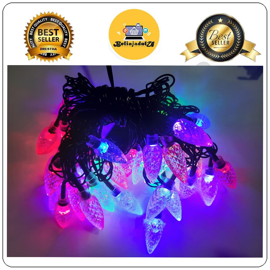 Beliajadulu88 lampu led motif bintang 5meter visalux