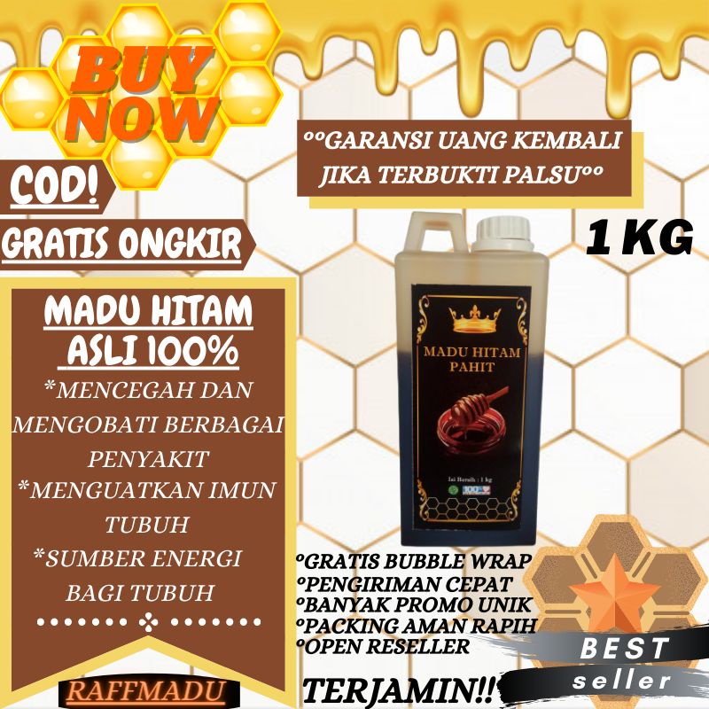 

MADU Asli Murni HITAM PAHIT JASMINE HUTAN KALIMANTAN PURE RAW HONEY MULTIFLORA ORIGINAL HERBAL ALAMI