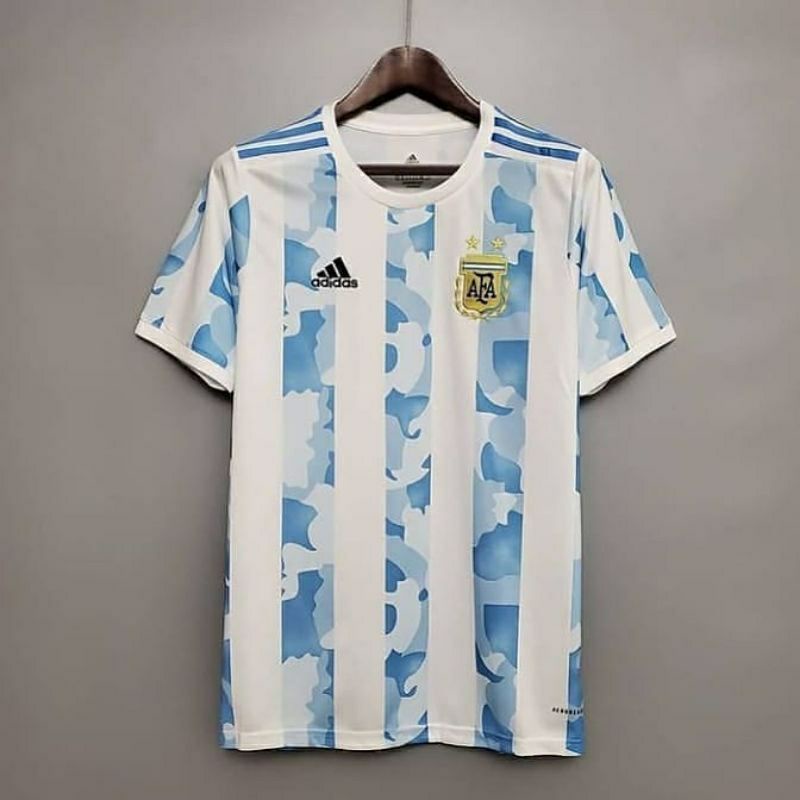 Jersey Argentina Home 2021 Copa America Biru Muda GRADE ORI Terbaru Import